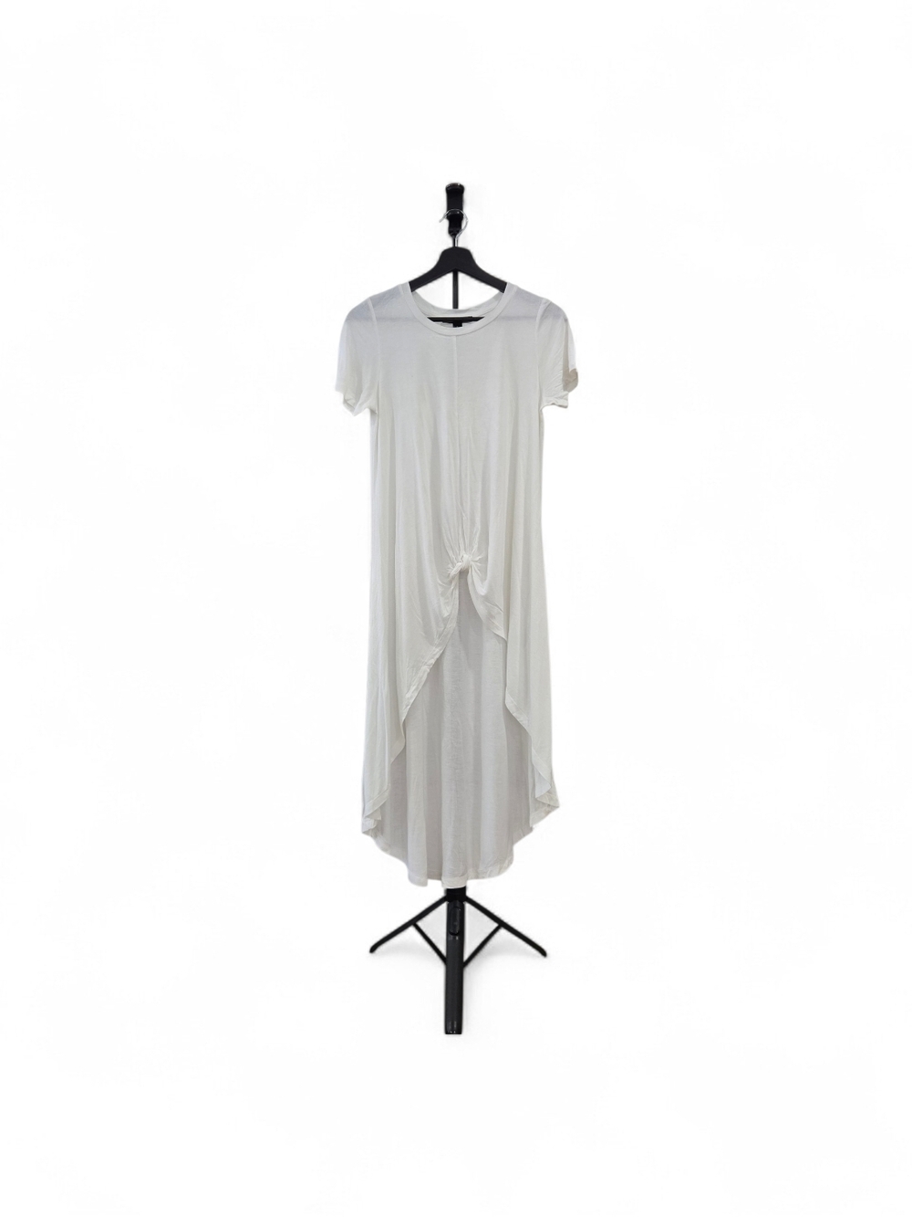 Forever 21 White High-Low Knot Front Dress